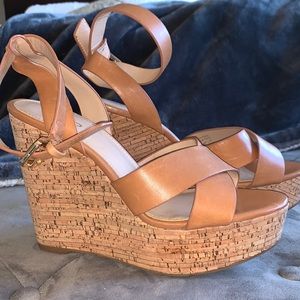 Aldo Platform Tan Sandal